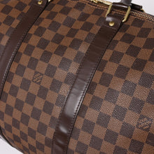 画像をギャラリービューアに読み込む, 極美品 LOUISVUITTON ルイヴィトン ボストンバッグ N41414 キーポルバンドリエール55 ダミエエベヌ ゴールド金具 中古 4a002820