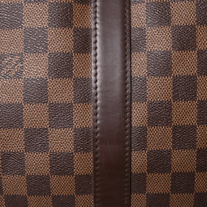 極美品 LOUISVUITTON ルイヴィトン ボストンバッグ N41414 キーポルバンドリエール55 ダミエエベヌ ゴールド金具 中古 4a002820