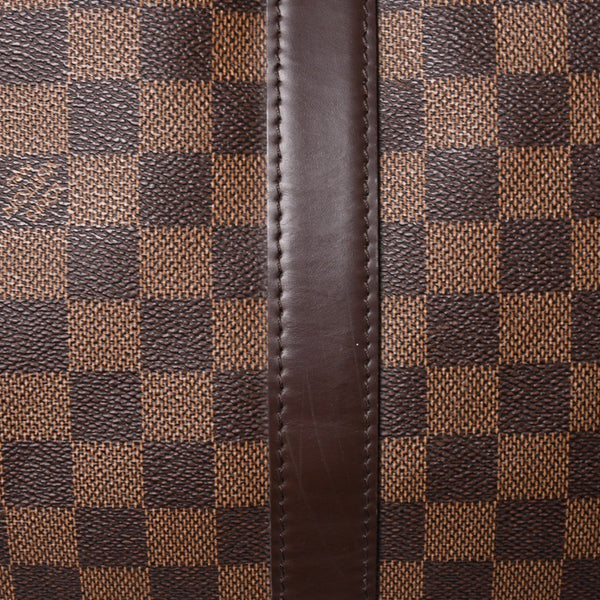 極美品 LOUISVUITTON ルイヴィトン ボストンバッグ N41414 キーポルバンドリエール55 ダミエエベヌ ゴールド金具 中古 4a002820