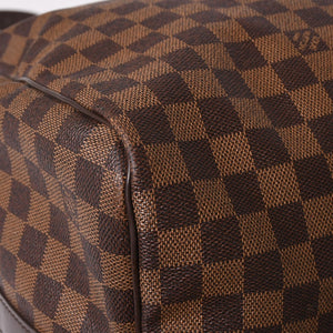 極美品 LOUISVUITTON ルイヴィトン ボストンバッグ N41414 キーポルバンドリエール55 ダミエエベヌ ゴールド金具 中古 4a002820