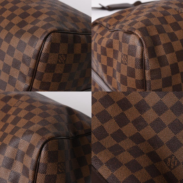 極美品 LOUISVUITTON ルイヴィトン ボストンバッグ N41414 キーポルバンドリエール55 ダミエエベヌ ゴールド金具 中古 4a002820