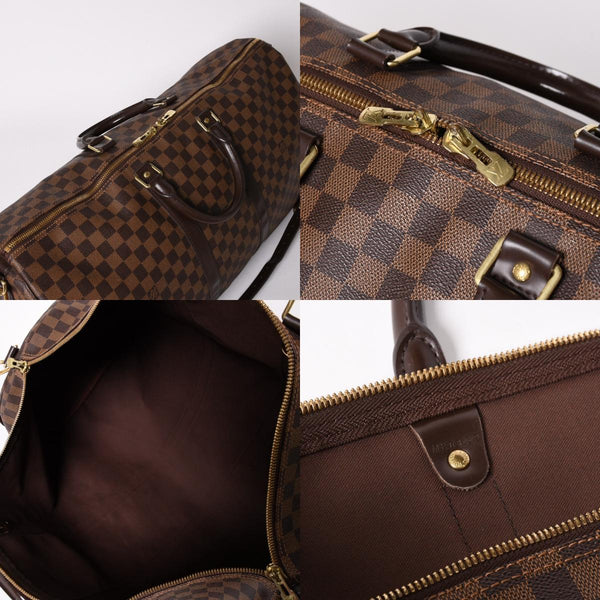 極美品 LOUISVUITTON ルイヴィトン ボストンバッグ N41414 キーポルバンドリエール55 ダミエエベヌ ゴールド金具 中古 4a002820