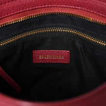 画像をギャラリービューアに読み込む, 極美品 BALENCIAGA バレンシアガ メタリック エッジ シティ ハンドバッグ 2WAY 432831 レザー ワインレッド ゴールド金具 中古 4a002859