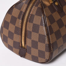 画像をギャラリービューアに読み込む, 極美品 LOUIS VUITTON ルイヴィトン ダミエリベラミニ ダミエキャンバス ミニボストンバッグ ブラウン ゴールド金具 N41436 中古 4a002816