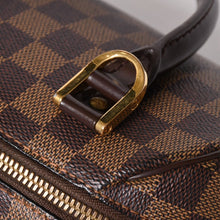 画像をギャラリービューアに読み込む, 極美品 LOUIS VUITTON ルイヴィトン ダミエリベラミニ ダミエキャンバス ミニボストンバッグ ブラウン ゴールド金具 N41436 中古 4a002816