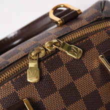画像をギャラリービューアに読み込む, 極美品 LOUIS VUITTON ルイヴィトン ダミエリベラミニ ダミエキャンバス ミニボストンバッグ ブラウン ゴールド金具 N41436 中古 4a002816