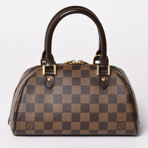 Very good condition LOUIS VUITTON Damier Bella Mini Damier Canvas Mini Boston Bag Brown Gold Hardware N41436 Used 4a002816