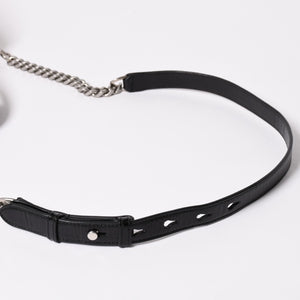SAINT LAURENT サンローラン サックドジュール ダッフル スープル レザー ブラック ハンドバッグ ショルダーバッグ 2Way シルバー金具 ARS491715 美品 中古 4a002734