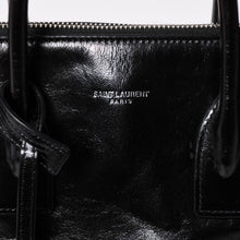 画像をギャラリービューアに読み込む, SAINT LAURENT サンローラン サックドジュール ダッフル スープル レザー ブラック ハンドバッグ ショルダーバッグ 2Way シルバー金具 ARS491715 美品 中古 4a002734