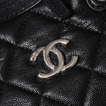 画像をギャラリービューアに読み込む, 極美品 CHANEL シャネル チェーンワンショルダーバッグ AS5579 ランダム番台 ココマーク キャビアスキン ブラック シルバー金具 中古 4a002737