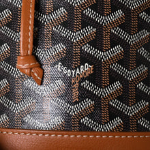 Load image into Gallery viewer, 新品未使用 GOYARD ゴヤール プティフロ バケット バッグ ブラウン ショルダーバッグ コーティングキャンバス カーフスキン 中古 4a002811
