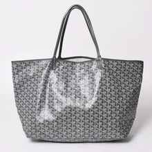 画像をギャラリービューアに読み込む, GOYARD ゴヤール SAINT LOUIS GM サンルイGM グレー トートバッグ PVCコーティングキャンバス 美品 中古 4a002813