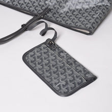 画像をギャラリービューアに読み込む, GOYARD ゴヤール SAINT LOUIS GM サンルイGM グレー トートバッグ PVCコーティングキャンバス 美品 中古 4a002813