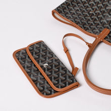 Load image into Gallery viewer, 極美品 GOYARD ゴヤール SAINT LOUIS GM サンルイGM ブラウン トートバッグ PVCコーティングキャンバス 中古 4a002809