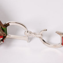 画像をギャラリービューアに読み込む, 極美品 Christian Dior クリスチャンディオール ラスタトロッター サドルバッグ ガリアーノ期 2004AW ラスタカラー シルバー金具 RU0046 中古 4a002887