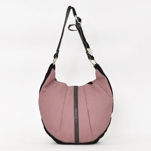YVES SAINT LAURENT Yves Saint Laurent Monsaba Shoulder Bag Pink Canvas 120435・002058 Used 4a002747