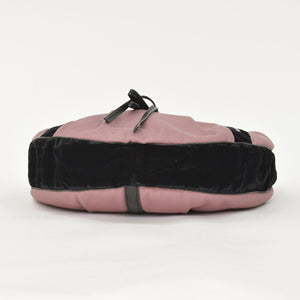 YVES SAINT LAURENT Yves Saint Laurent Monsaba Shoulder Bag Pink Canvas 120435・002058 Used 4a002747