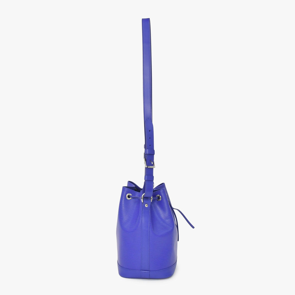 LOUIS VUITTON ルイヴィトン ノエBB ショルダーバッグ 巾着型 エピレザー M40845 フィグ パープル シルバー金具 美品 中古 4a003466