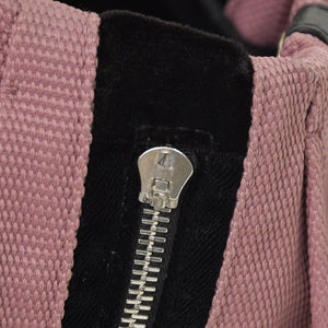 YVES SAINT LAURENT Yves Saint Laurent Monsaba Shoulder Bag Pink Canvas 120435・002058 Used 4a002747