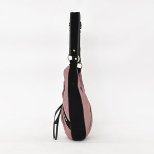 YVES SAINT LAURENT Yves Saint Laurent Monsaba Shoulder Bag Pink Canvas 120435・002058 Used 4a002747