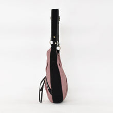 画像をギャラリービューアに読み込む, YVES SAINT LAURENT イヴ・サンローラン モンサバ ショルダーバッグ ピンク キャンバス 120435・002058 中古 4a002747