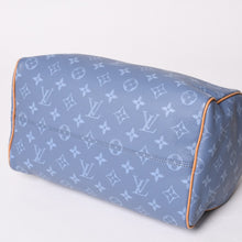 画像をギャラリービューアに読み込む, 新品同様 LOUIS VUITTON ルイヴィトン スピーディ P9 バンドリエール 30 ハンドバッグ M13904 モノグラム シルクブルー 中古 4a002751