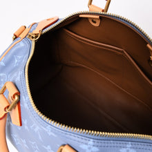 画像をギャラリービューアに読み込む, 新品同様 LOUIS VUITTON ルイヴィトン スピーディ P9 バンドリエール 30 ハンドバッグ M13904 モノグラム シルクブルー 中古 4a002751