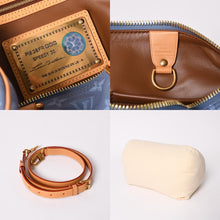 画像をギャラリービューアに読み込む, 新品同様 LOUIS VUITTON ルイヴィトン スピーディ P9 バンドリエール 30 ハンドバッグ M13904 モノグラム シルクブルー 中古 4a002751