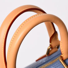 画像をギャラリービューアに読み込む, 新品同様 LOUIS VUITTON ルイヴィトン スピーディ P9 バンドリエール 30 ハンドバッグ M13904 モノグラム シルクブルー 中古 4a002751