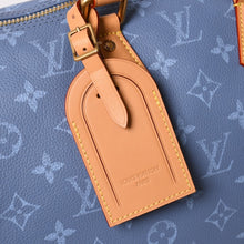 画像をギャラリービューアに読み込む, 新品同様 LOUIS VUITTON ルイヴィトン スピーディ P9 バンドリエール 30 ハンドバッグ M13904 モノグラム シルクブルー 中古 4a002751