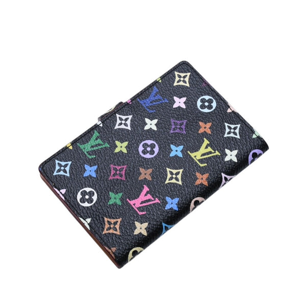 新品同様 LOUIS VUITTON ルイヴィトン カルネ ドゥバル アジェンダ ミニ 手帳カバー M92652 モノグラム マルチカラー 村上隆 中古 4a002557