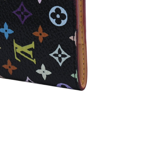 新品同様 LOUIS VUITTON ルイヴィトン カルネ ドゥバル アジェンダ ミニ 手帳カバー M92652 モノグラム マルチカラー 村上隆 中古 4a002557