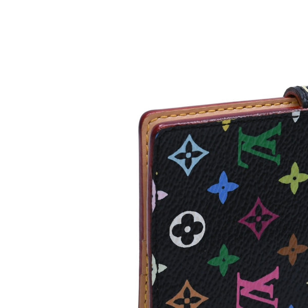 新品同様 LOUIS VUITTON ルイヴィトン カルネ ドゥバル アジェンダ ミニ 手帳カバー M92652 モノグラム マルチカラー 村上隆 中古 4a002557