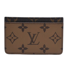 画像をギャラリービューアに読み込む, 新品未使用 LOUIS VUITTON ルイヴィトン ポルトカルト サーンプル カードケース M69161 モノグラム リバース ブラウン 中古 4a002550