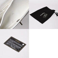 画像をギャラリービューアに読み込む, 極美品 CHANEL シャネル マトラッセ25 Wフラップ Wチェーンショルダーバッグ 12番台 キャビアスキン ホワイト シルバー金具 中古 4a002758