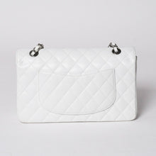 画像をギャラリービューアに読み込む, 極美品 CHANEL シャネル マトラッセ25 Wフラップ Wチェーンショルダーバッグ 12番台 キャビアスキン ホワイト シルバー金具 中古 4a002758