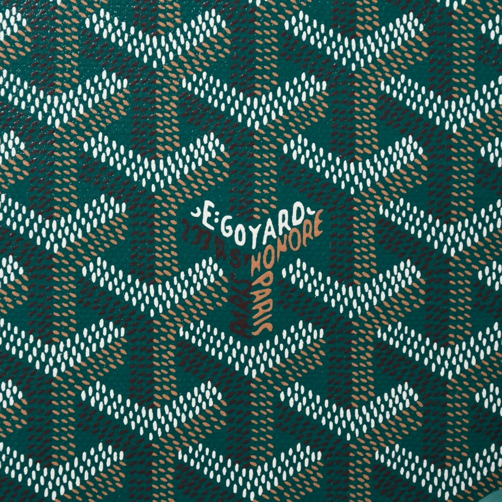 Like new GOYARD Alpine MM Rucksack Backpack Canvas Green Silver Hardware Used 4a002791