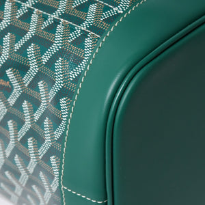 Like new GOYARD Alpine MM Rucksack Backpack Canvas Green Silver Hardware Used 4a002791