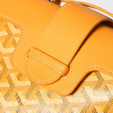 画像をギャラリービューアに読み込む, 極美品 GOYARD ゴヤール サイゴン ミニ ソフトバッグ 2WAY ハンドバッグ SAIGONMINTY08CL08P イエロー シルバー金具 中古 4a002475