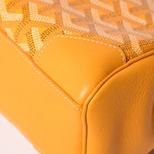 画像をギャラリービューアに読み込む, 極美品 GOYARD ゴヤール サイゴン ミニ ソフトバッグ 2WAY ハンドバッグ SAIGONMINTY08CL08P イエロー シルバー金具 中古 4a002475