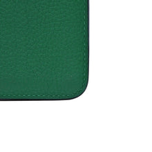 画像をギャラリービューアに読み込む, HERMES エルメス ドゴン コンパクトウォレット 二つ折り財布 □R刻印 トゴ バンブー シルバー金具 2014年製 美品 中古 4a002759