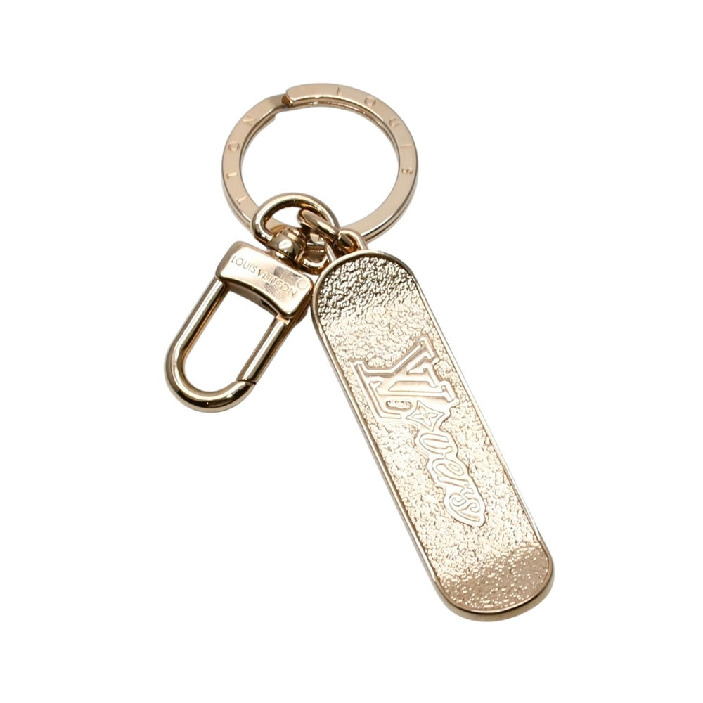 LOUIS VUITTON ルイヴィトン キーホルダー LV スケートボード M02187 Pharrell Williams モノグラム ゴールド 美品 中古 4a002757