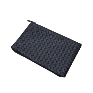 新品未使用 BOTTEGAVENETA ボッテガヴェネタ イントレチャート クラッチバッグ セカンドバッグ ポーチ B08075698G ブラック 中古 4a002764