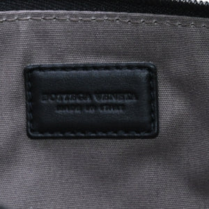新品未使用 BOTTEGAVENETA ボッテガヴェネタ イントレチャート クラッチバッグ セカンドバッグ ポーチ B08075698G ブラック 中古 4a002764