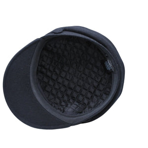 Very Good Condition CHANEL Black Hat Coco Mark LAINE WOOL Wool Size M Used 4a002711