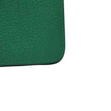 画像をギャラリービューアに読み込む, HERMES エルメス ドゴン コンパクトウォレット 二つ折り財布 □R刻印 トゴ バンブー シルバー金具 2014年製 美品 中古 4a002759