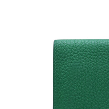 画像をギャラリービューアに読み込む, HERMES エルメス ドゴン コンパクトウォレット 二つ折り財布 □R刻印 トゴ バンブー シルバー金具 2014年製 美品 中古 4a002759
