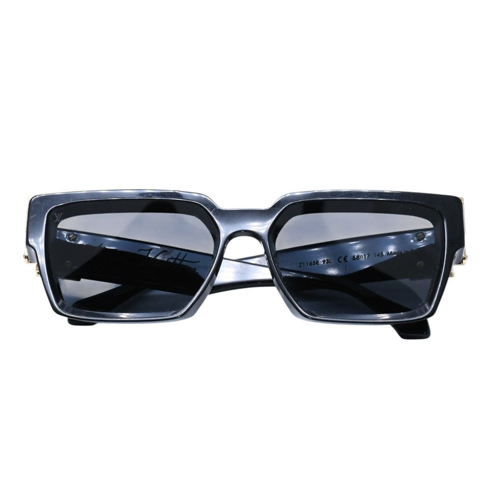 LOUIS VUITTON ルイヴィトン サングラス Z1165E 1.1 ミリオネア ブラック 58□17 145 ゴールド金具 美品 中古 4a002375
