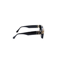 画像をギャラリービューアに読み込む, LOUIS VUITTON ルイヴィトン サングラス Z1165E 1.1 ミリオネア ブラック 58□17 145 ゴールド金具 美品 中古 4a002375