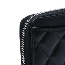Load image into Gallery viewer, 極美品 CHANEL シャネル クラシック ジップコインパース 小銭入れ A84511 31番台 ココマーク ラムスキン ブラック 中古 4a002571